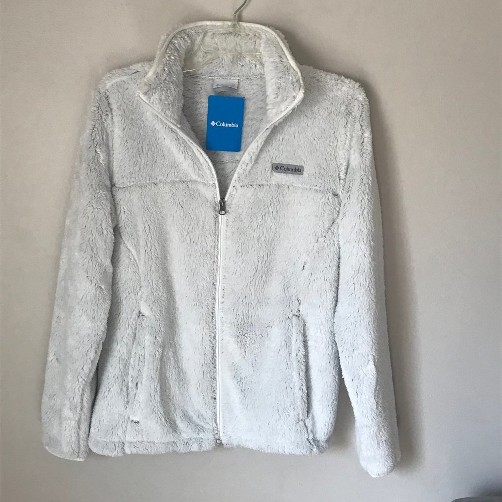 NWT Women's Columbia Cloudy Day Full Zip-Front Fleece Jacket – S